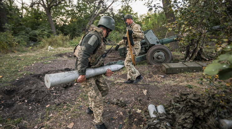 Mérgező anyagot tartalmazó lövedékkel támadnak az oroszok Ukrajnában /Fotó: Northfoto