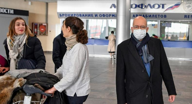 French Ambassador Pierre Levy said it was not in the interests of the authorities to have foreigners floating around as dozens of expats gathered for a repatriation flight to France for French and European nationals stuck in Russia