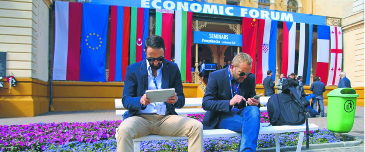 Przedstawiciele świata nauki, polityki i biznesu z Europy spotkali się, by omówić przemiany, które przyniósł światowy kryzys Piotr Guzik/Forum