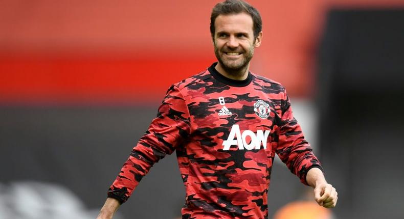 Juan Mata has signed a new deal at Manchester United Creator: PETER POWELL
