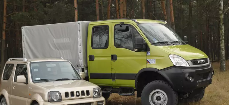 Suzuki Jimny kontra Iveco Daily 4x4: czy duży może więcej?