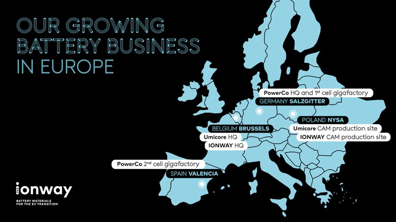 IONWAY – nowy gracz na europejskim rynku materiałów akumulatorowych zbuduje swoją pierwszą fabrykę w Nysie