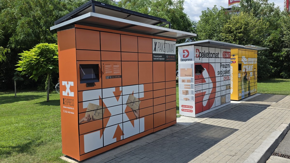 X express paketomati na benzinskim stanicama NIS-a