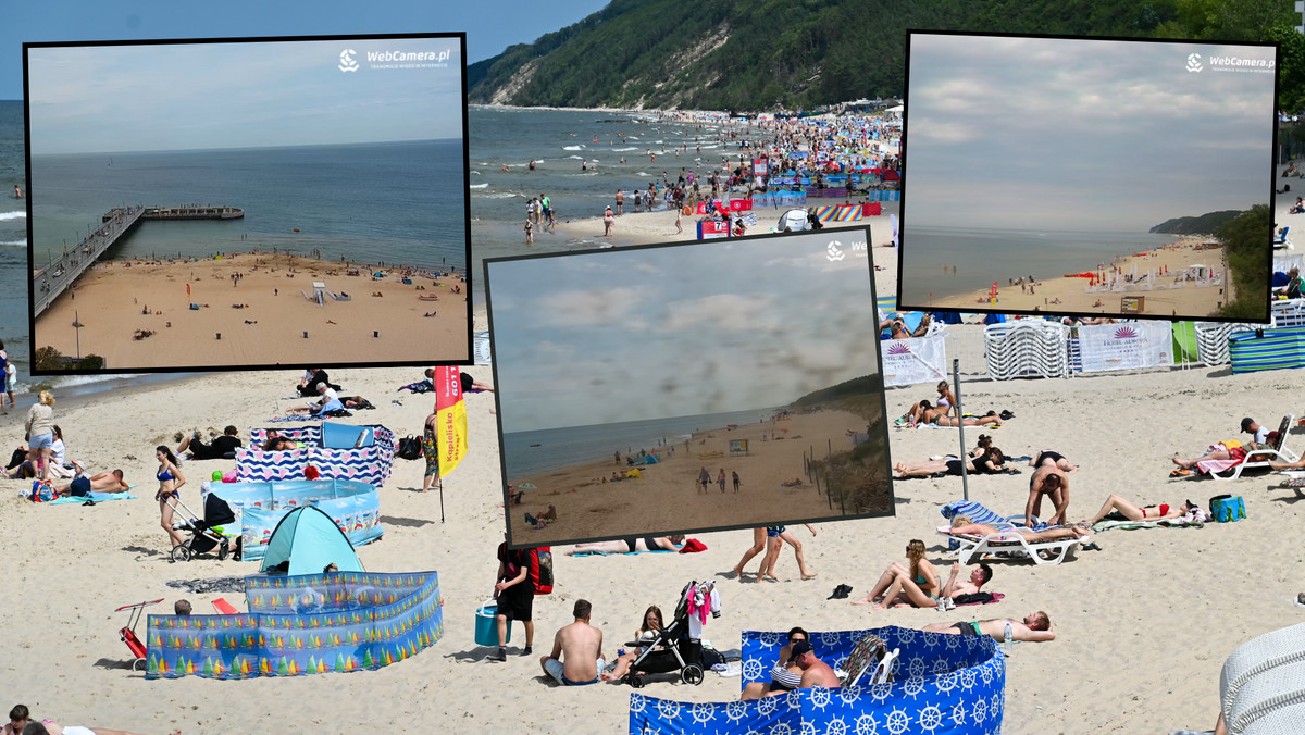Tak wyglądają plaże nad polskim morzem. Drożyzna odstraszyła wczasowiczów?