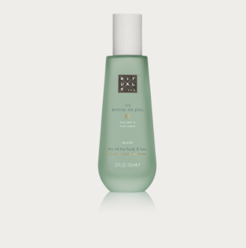 Huile sèche pour le corps et les cheveux avec des huiles essentielles de lavande et de bois sacré de Rituals pour CHF 26.50. 