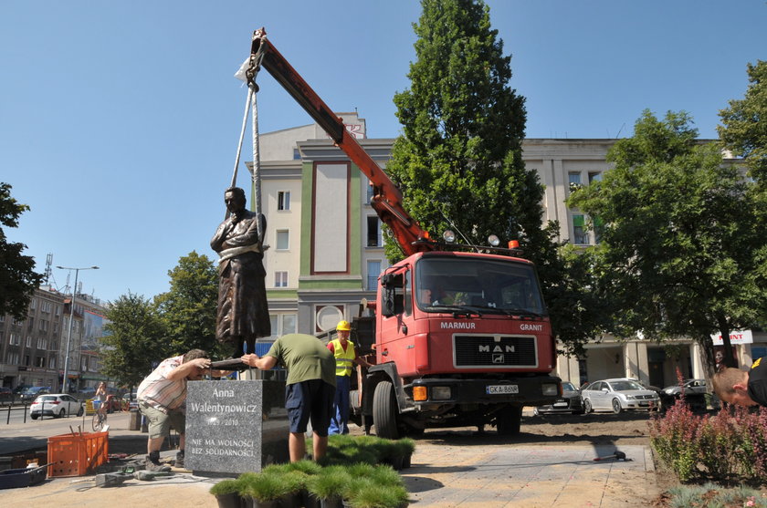 W Gdańsku stanął pomnik Anny Walentynowicz