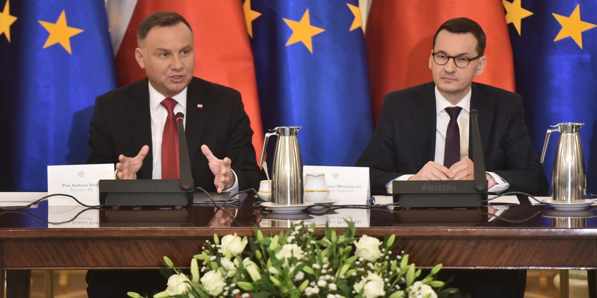 Andrzej Duda i Mateusz Morawiecki