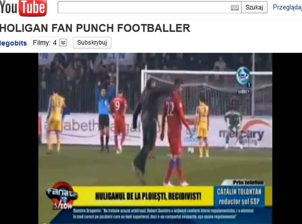 Chuligan znokautował piłkarza podczas meczu. Zobacz wideo
