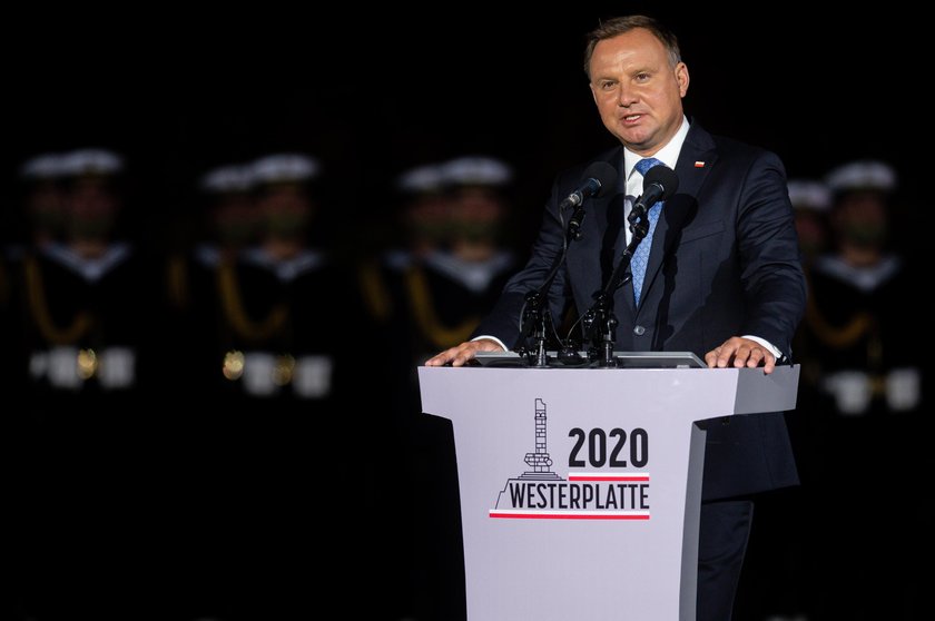 Andrzej Duda na Westerplatte