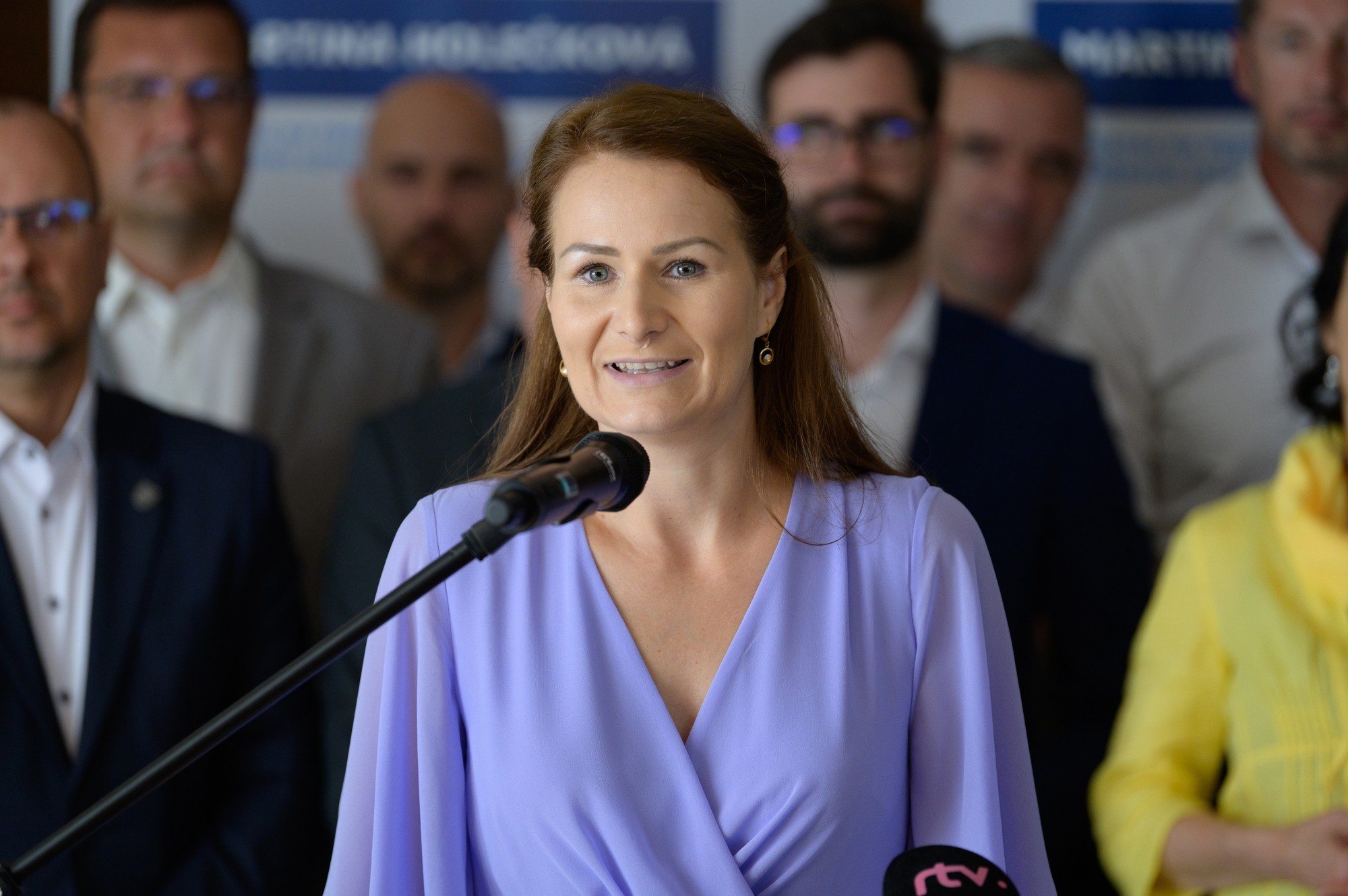 Predsedníčka poslaneckého klubu KDH Martina Holečková.