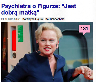 Katarzyna Figura, fot. screen z pudelek.pl