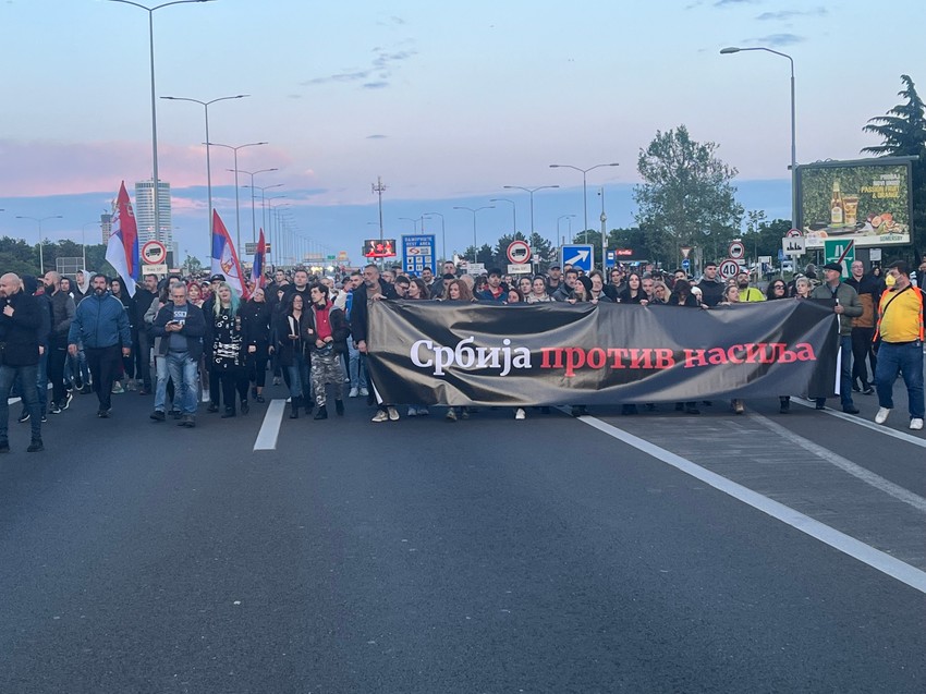 Transparent na početku kolone