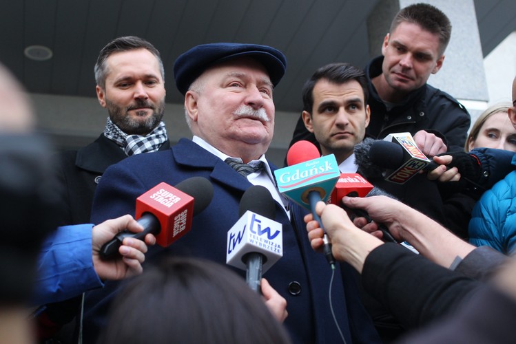 Lech Wałęsa i Jarosław Wałęsa