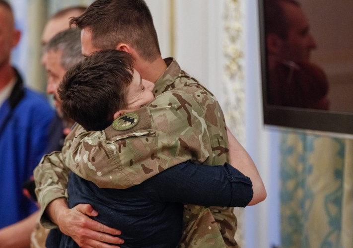 Nadia Sawczenko po powrocie do Kijowa