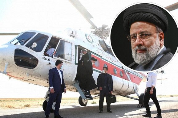POGINULI IRANSKI PREDSEDNIK I ŠEF DIPLOMATIJE Helikopter kompletno izgoreo, ZABIO SE U VRH PLANINE: Spasioci izvlače tela nastradalih