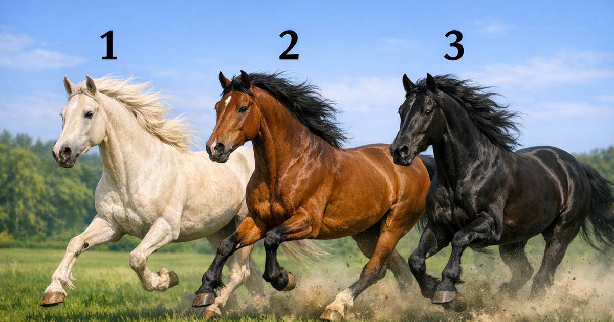 Trzy konie, trzy osobowości. Wybierz swoje zwierzę i sprawdź, co to znaczy
