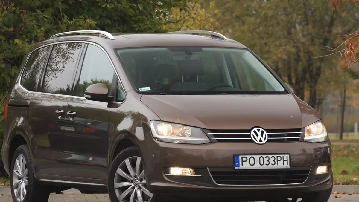 Sharan 2.0 TDI DSG Highline: VW przestał być sknerą