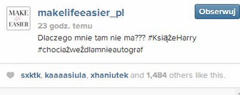 Zdjęcie Kasi Tusk na Instagramie