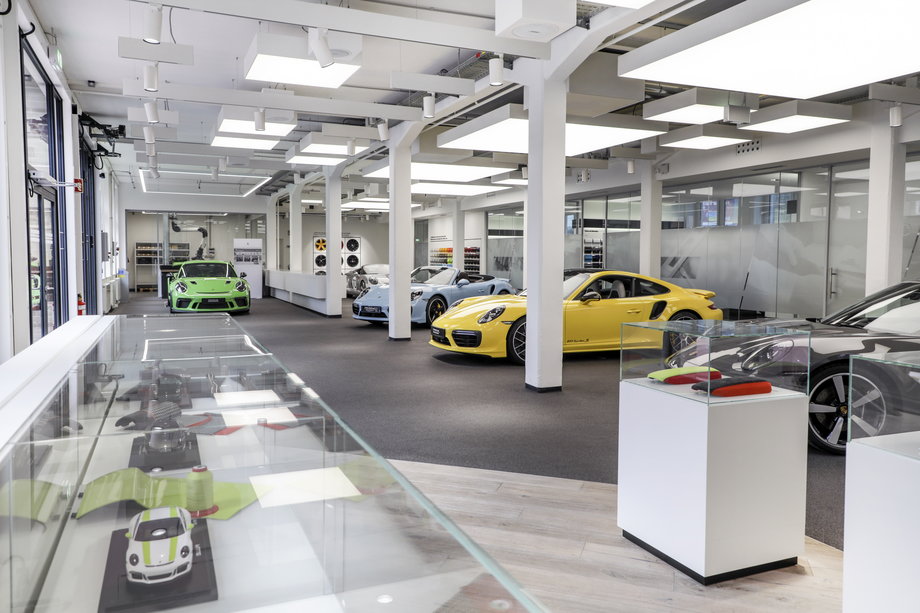 Wnętrze Manufaktury Porsche