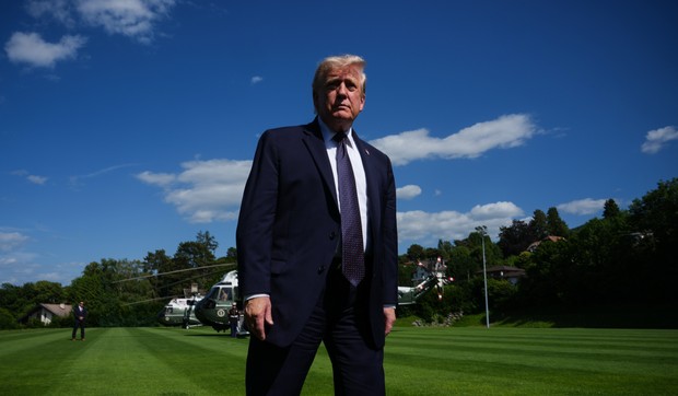Donald Tramp u Evijanu 15. juna