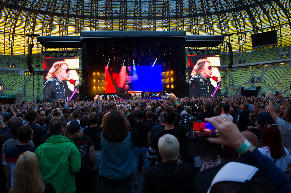 Guns N' Roses na koncercie w Gdańsku