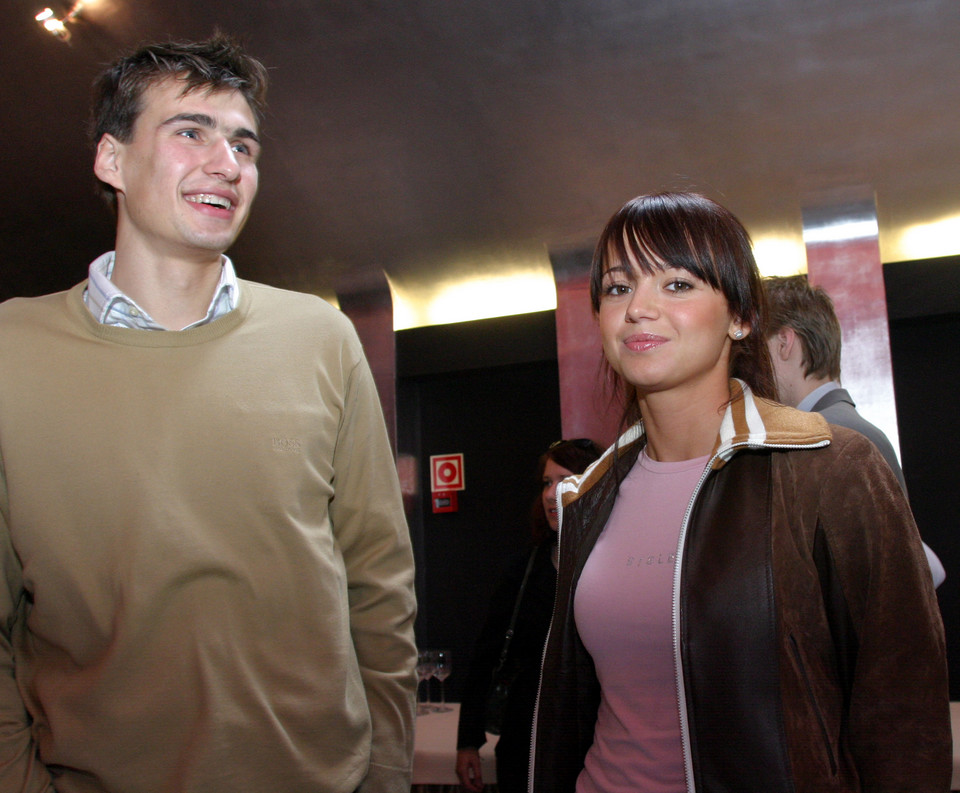 Jarosław Bieniuk i Anna Przybylska (zdjęcie z 2004 r.)