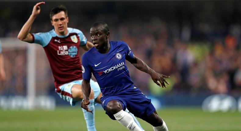 Chelsea's N'Golo Kante scored in their draw with Burnley