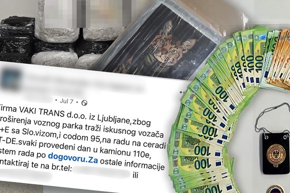 "TRAŽIMO ISKUSNOG VOZAČA..." Vlasnik firme osumnjičen da je davao kamione i vozače za transport NARKOTIKA: Isplivali oglasi