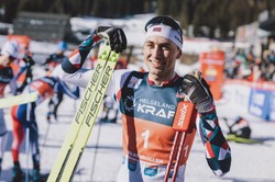 Jarl Magnus Riiber wygrał bieg narciarski na ... platformie wiertniczej