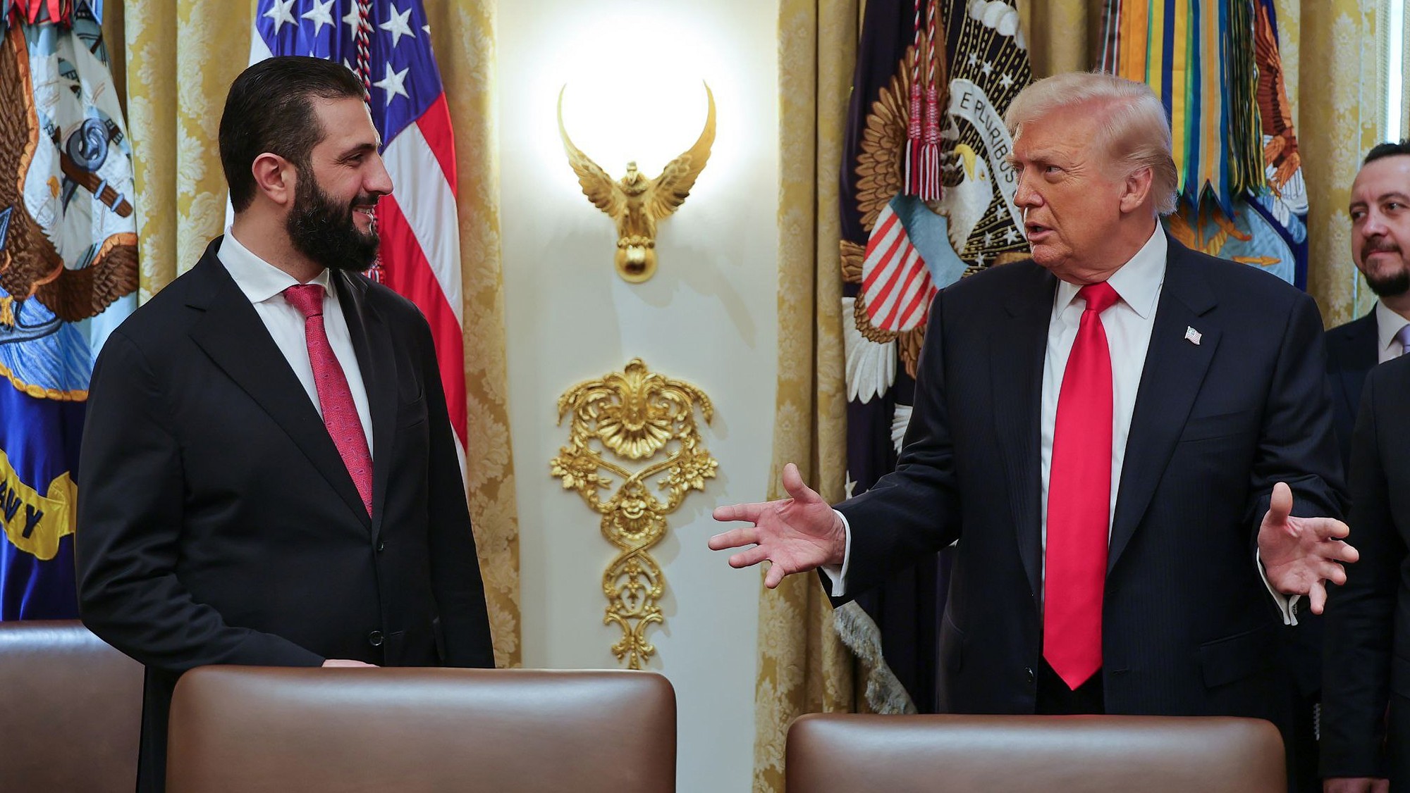 Donald Trump prijal sýrskeho prezidenta Ahmada Šaru.