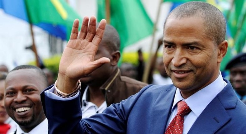 Moise Katumbi arrives for a two-day mineral conference in Goma, Democratic Republic of Congo March 24, 2014. REUTERS/Kenny Katombe/File Photo