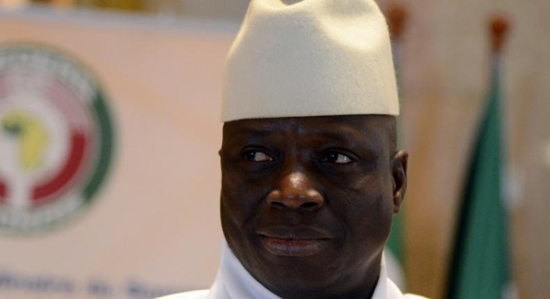 Jammeh, pictured at a West African summit in Ivory Coast in 2014