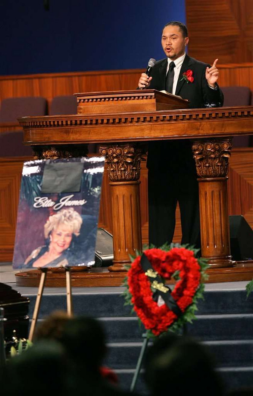 Pogrzeb słynnej amerykańskiej piosenkarki. Foto
