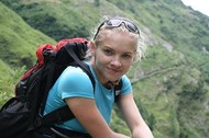 Polska himalaistka Kinga Baranowska w drodze na Manaslu