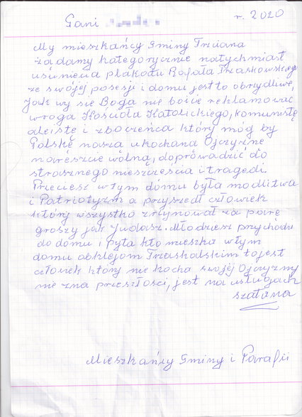 Taki list otrzymała mieszkanka Małopolski