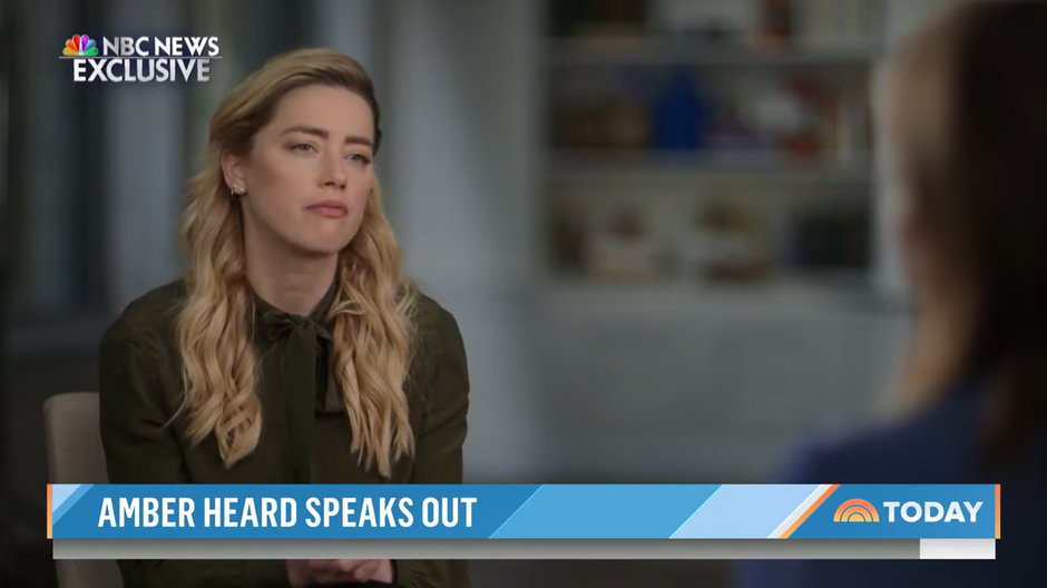 Amber Heard udzieliła wywiadu telewizji NBC