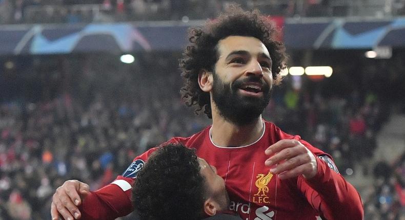 Panic over: Mohamed Salah's goal gave Liverpool breathing space in Salzburg