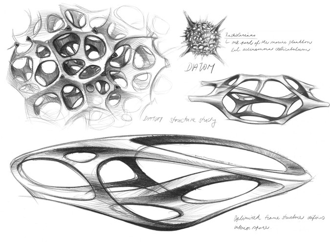 Rzeźba o nazwie Mercedes-Benz Aesthetics No. 2 to idea, która przybrała widzialny kształt.
