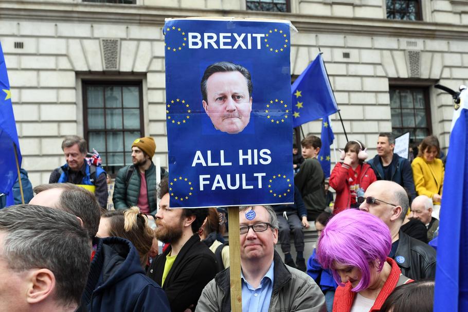 Jeden z protestów przeciwko brexitowi