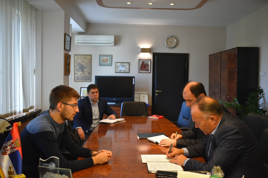Aksić i Šarčević na sastanku