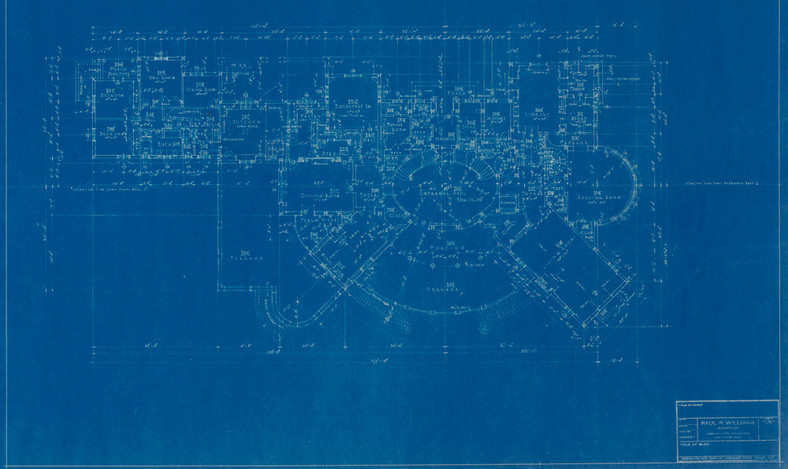 Plany architektoniczne ze zbiorów UCLA Young Research Library