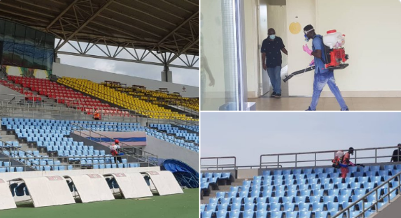 COVID-19: Sports Ministry disinfects stadia, other sports facilities