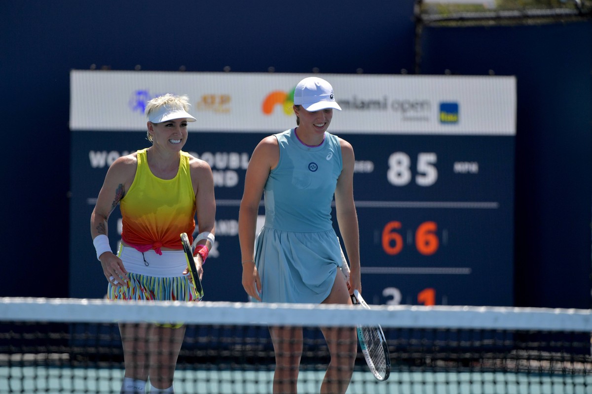 Iga Świątek i Bethanie Mattek-Sands