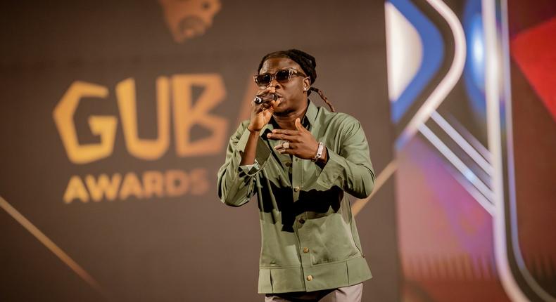 Stonebwoy at Guba awards 