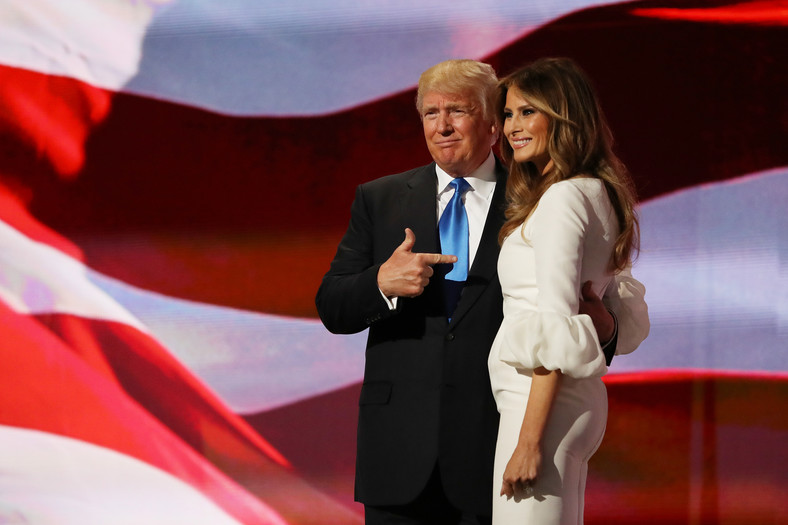 Donald i Melania Trumpowie