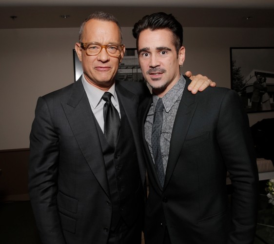 Colin Farrell i Tom Hanks na premierze 'Ratując pana Banksa'