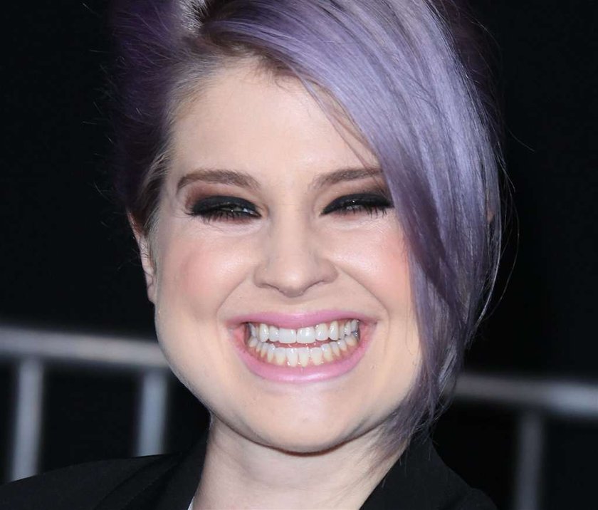 Fioletowe włosy Kelly Osbourne