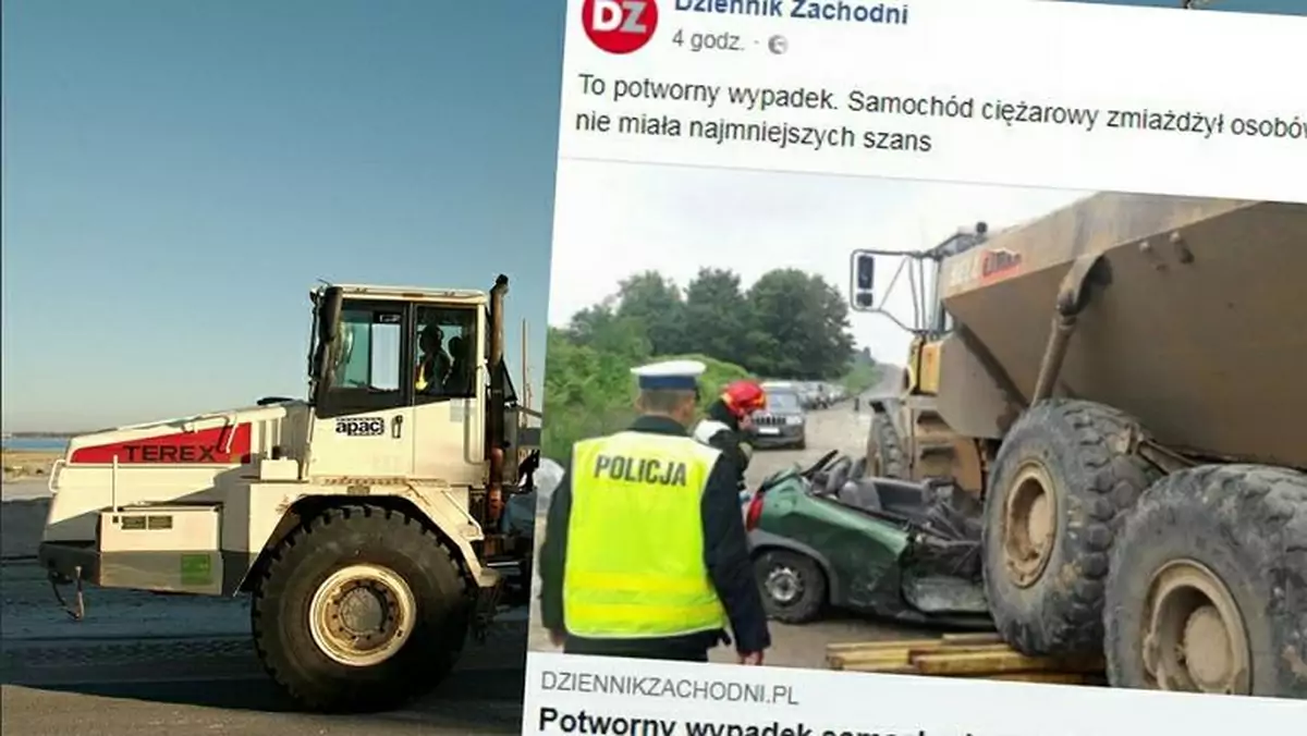 Wypadek na budowie obwodnicy Częstochowy