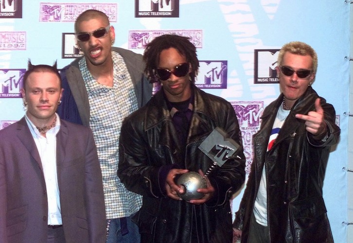The Prodigy na gali MTV Europe Music Awards w 1997 roku