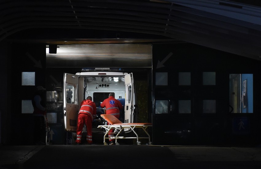 Ovako je bilo sinoć ispred Urgentnog centra